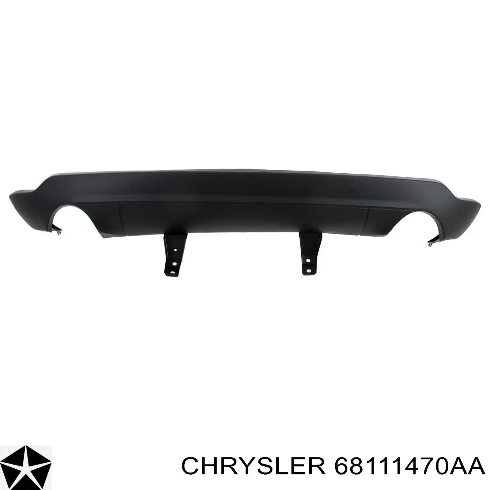 Накладка бампера заднего 68111470AA Chrysler