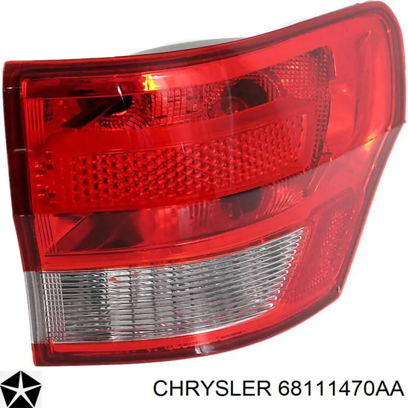 Купить 68111470AA Chrysler Накладка бампера заднего