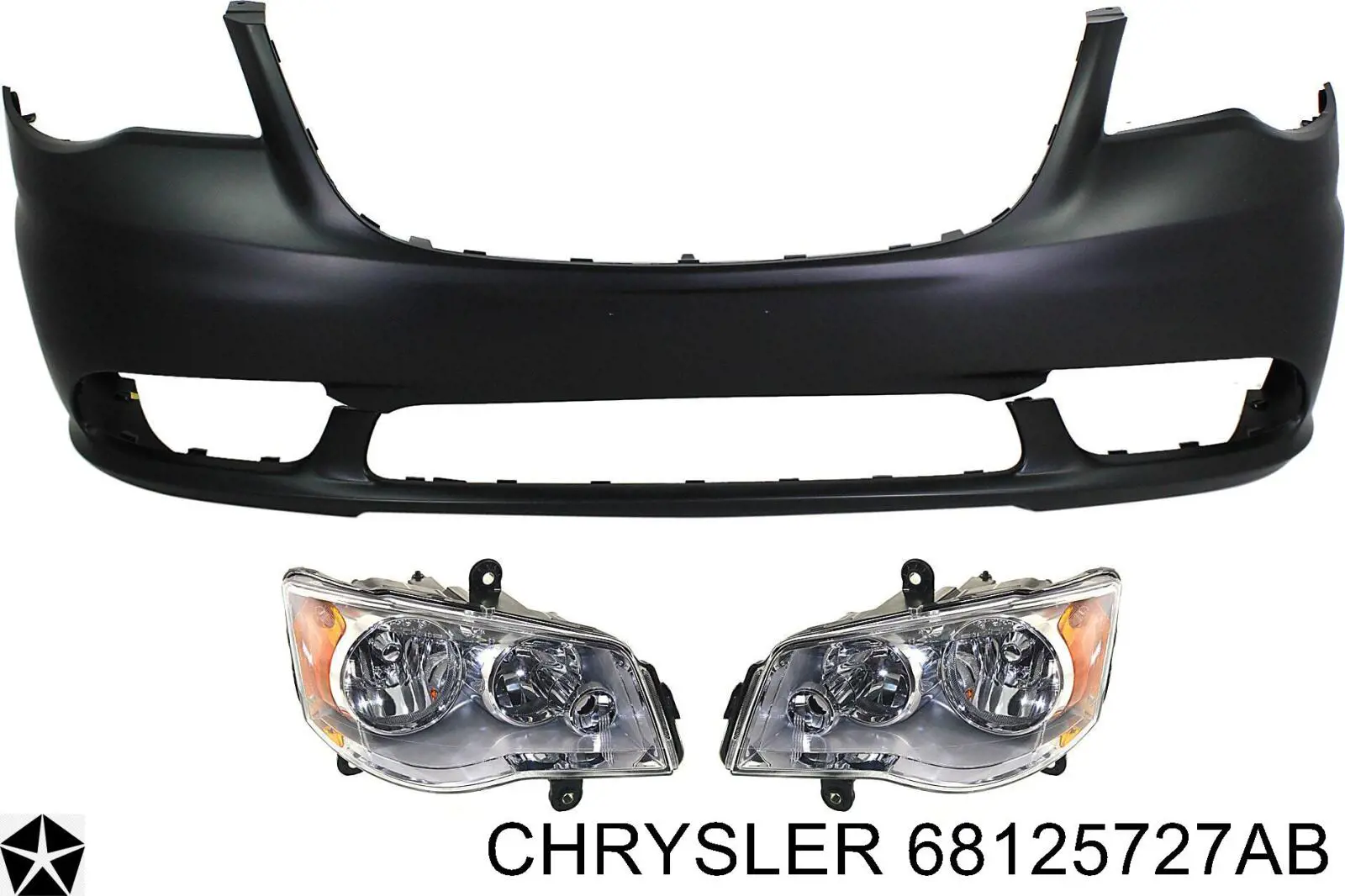 Бампер задний Chrysler 68125727AB цена, от 470.97 USD