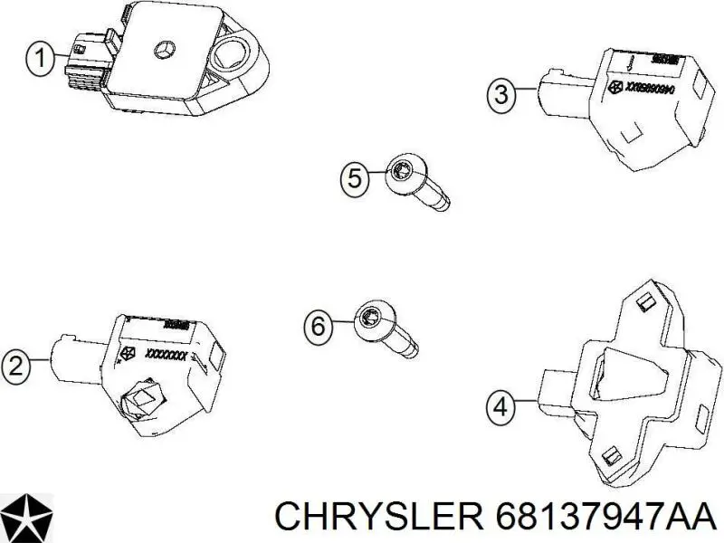  Chrysler 68137947AA цена, от 16.47 USD