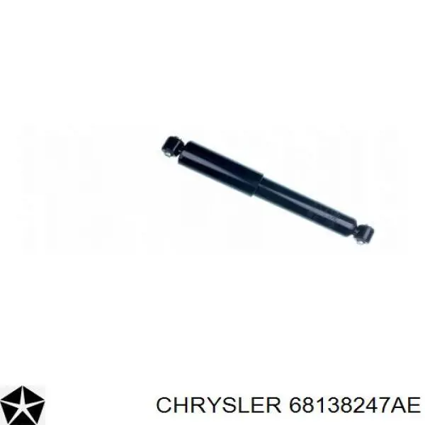 68138247AE Chrysler amortecedor traseiro