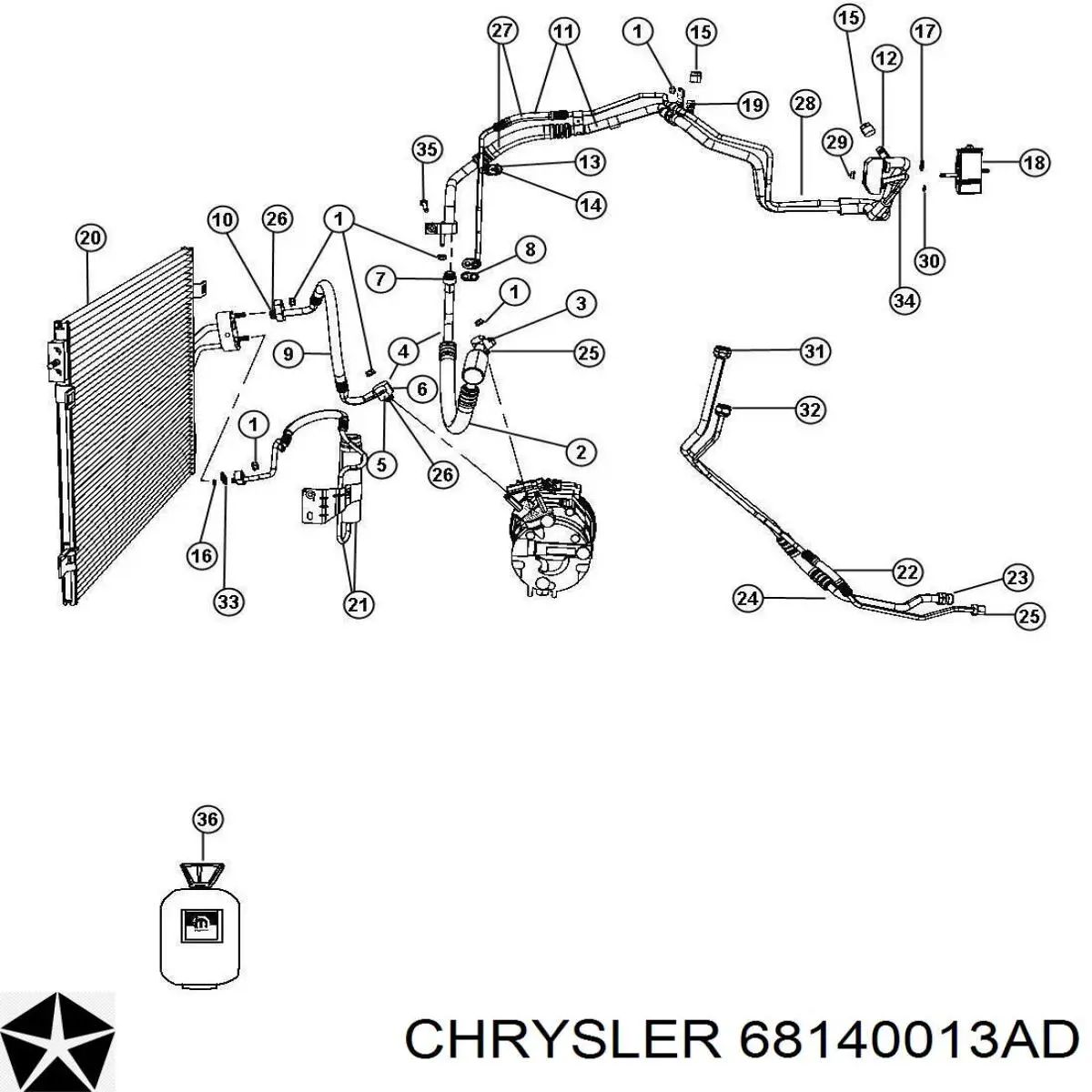  68140013AC Chrysler