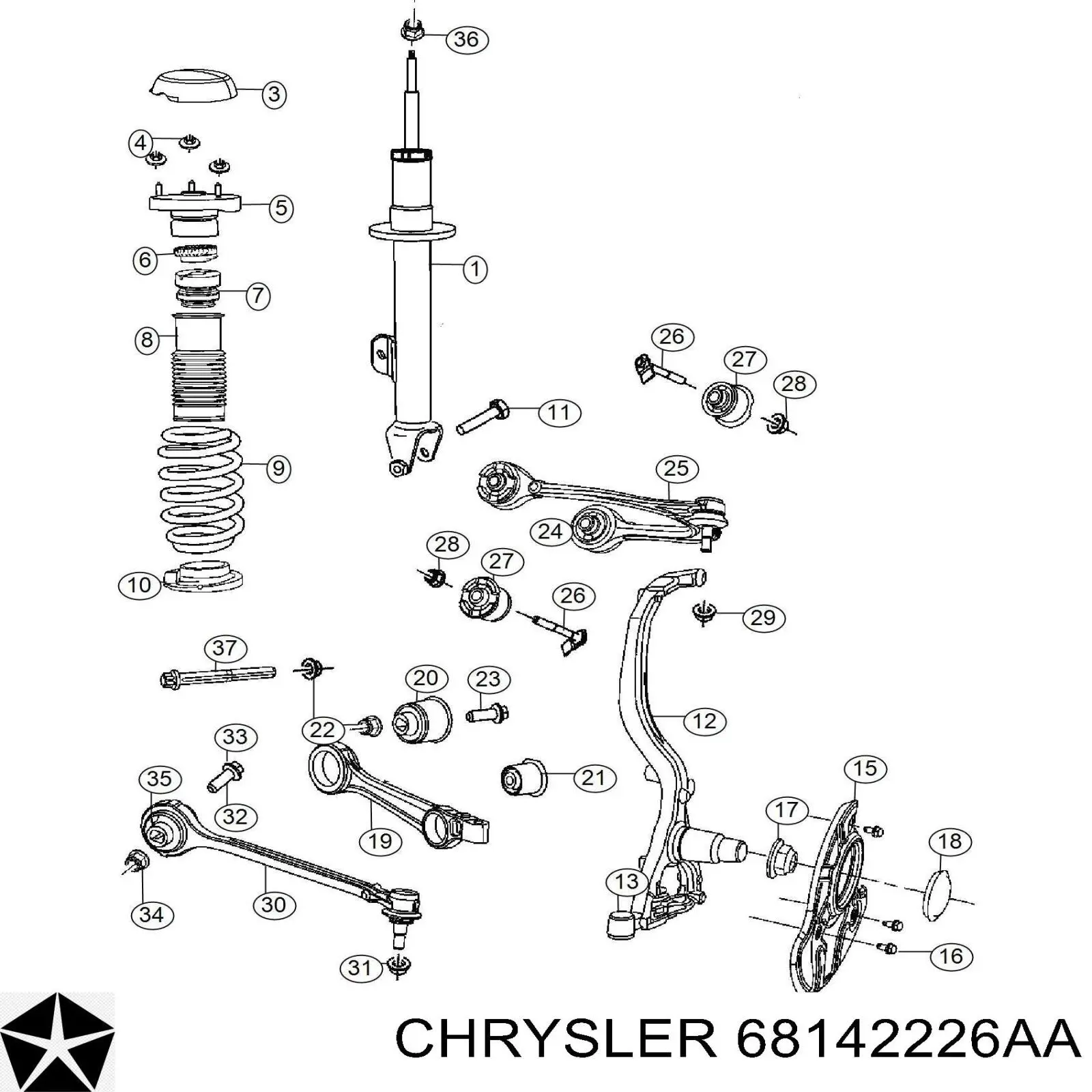 K68142226AC Fiat/Alfa/Lancia 