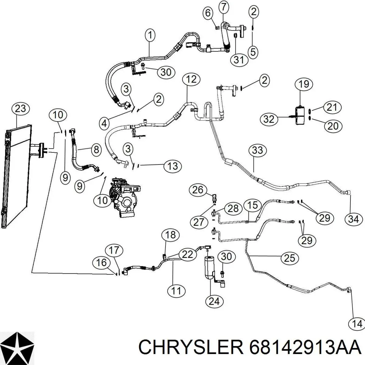  K68142913AA Fiat/Alfa/Lancia