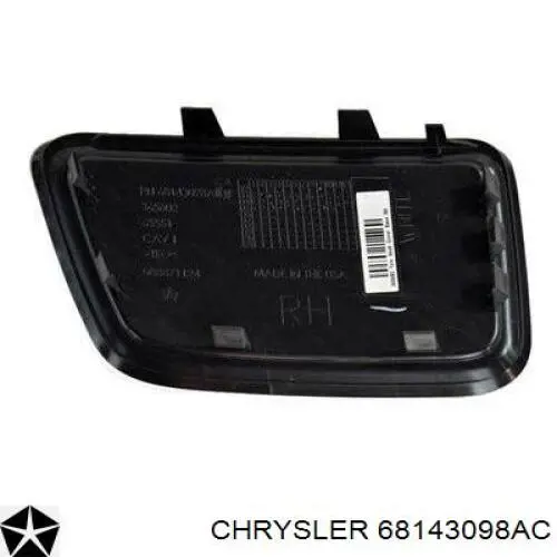 Решетка переднего бампера, правая Chrysler 68143098AC цена, от 8.16 USD