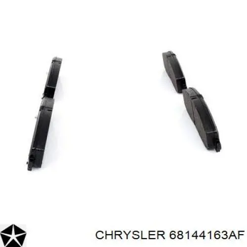 Купить 68144163AF Chrysler Колодки тормозные