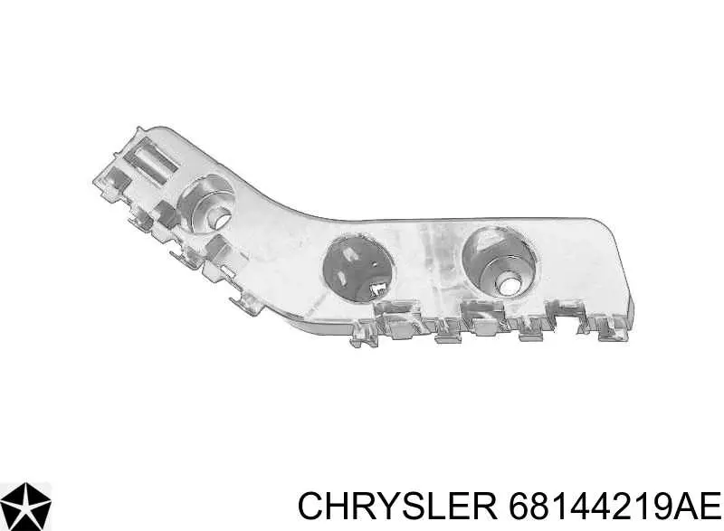 68144219AE Chrysler consola do pára-choque dianteiro esquerdo