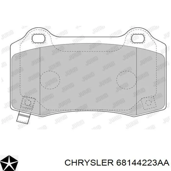 Задние дисковые колодки Chrysler 68144223AA