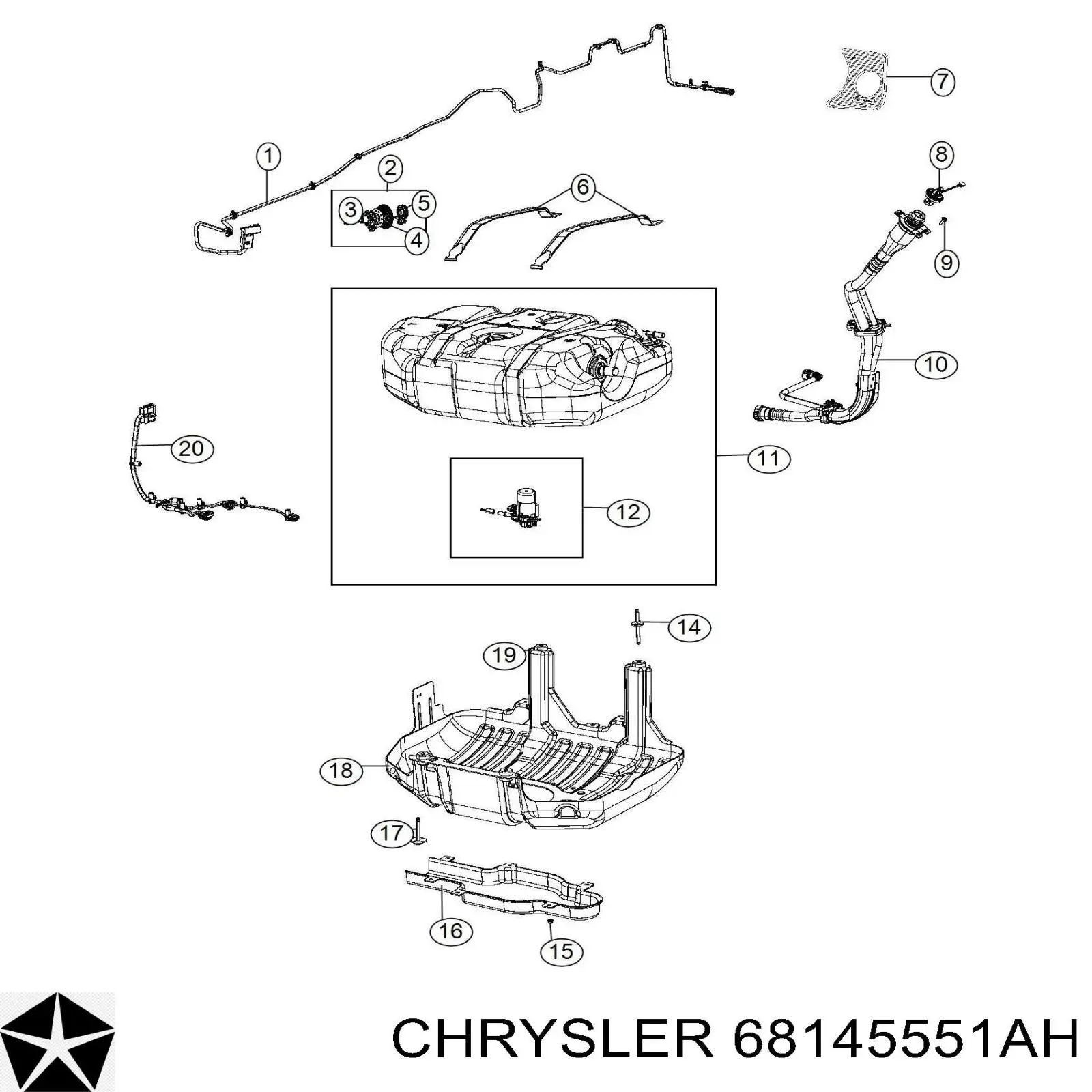  K68145551AH Fiat/Alfa/Lancia