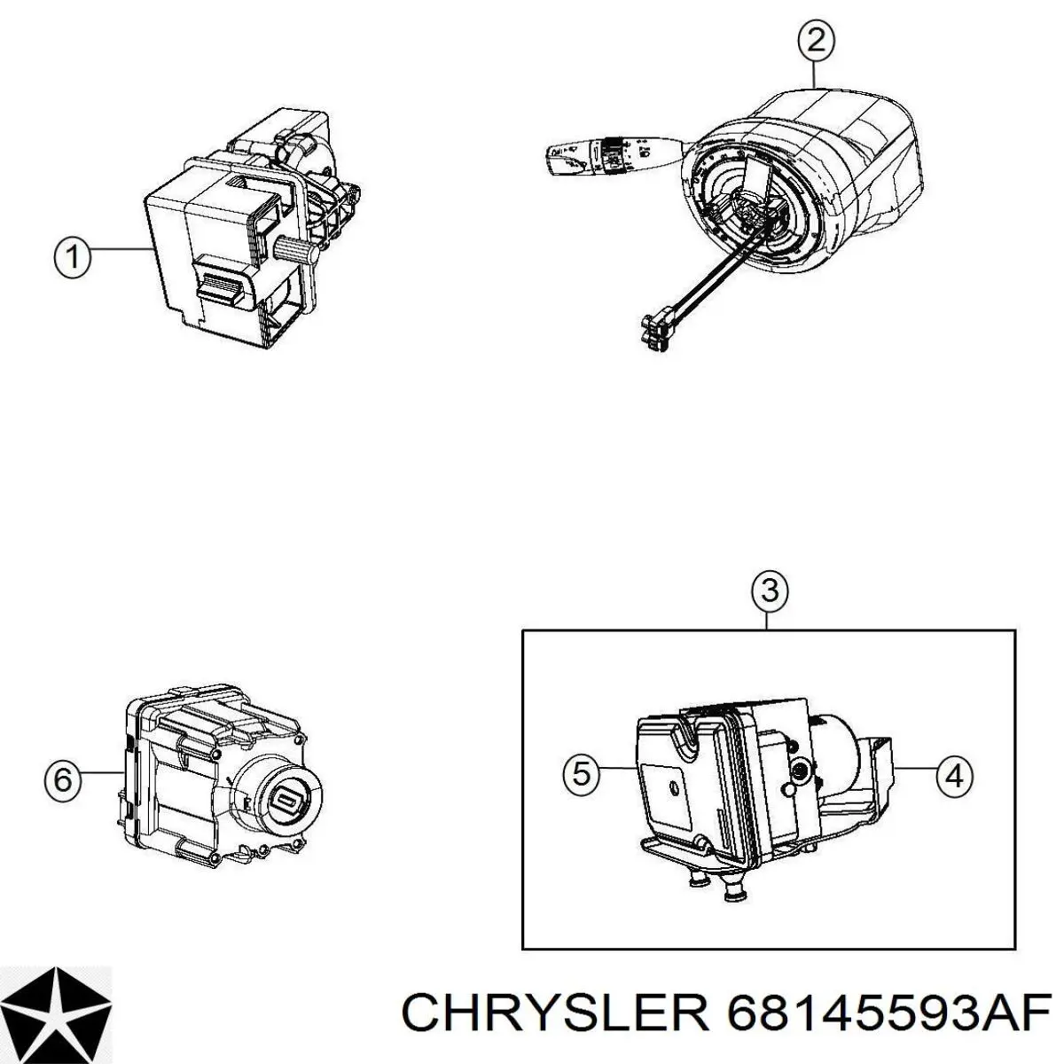 68145593AB Chrysler 