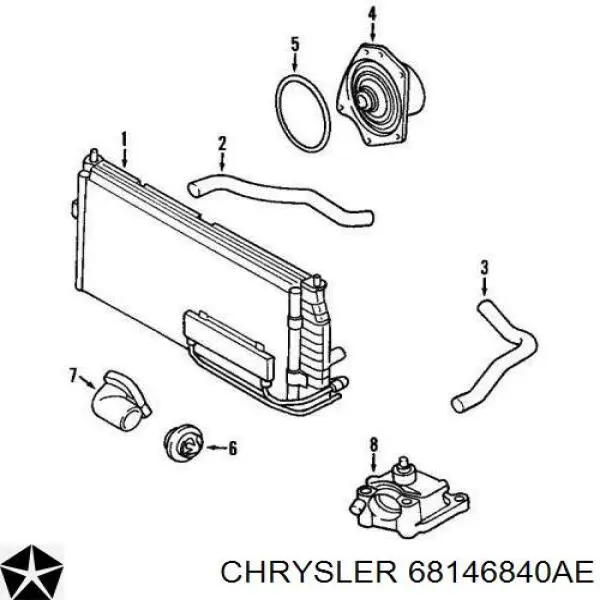68146840AE Chrysler 