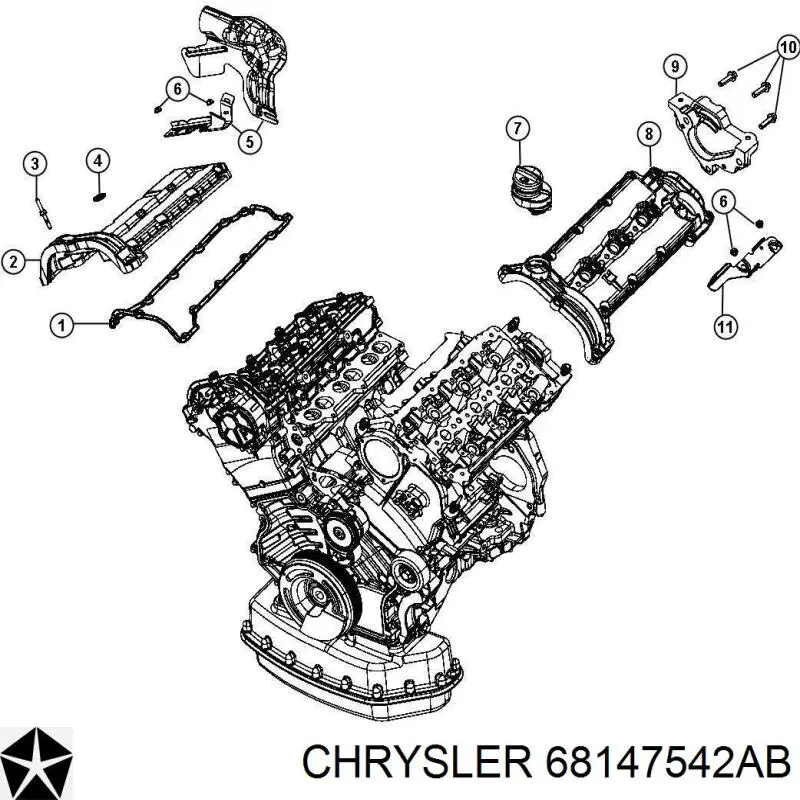 68147542AB Chrysler 