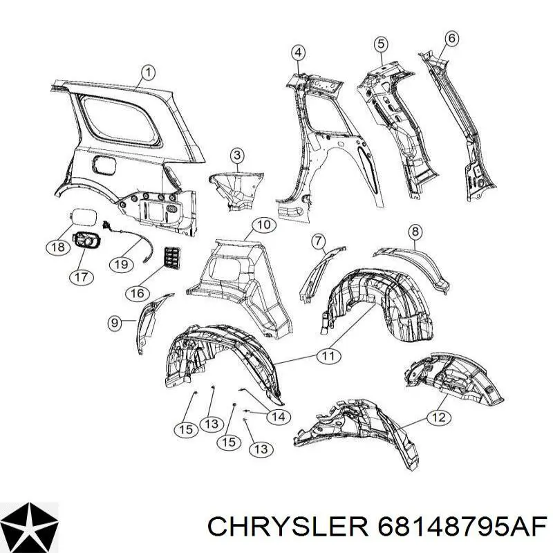 68148795AF Chrysler 