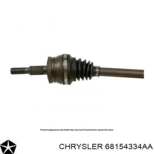 68154334AA Chrysler semieixo traseiro direito