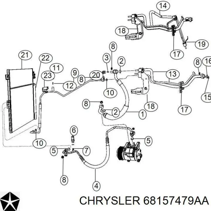  Chrysler 68157479AA цена, от 28.31 USD