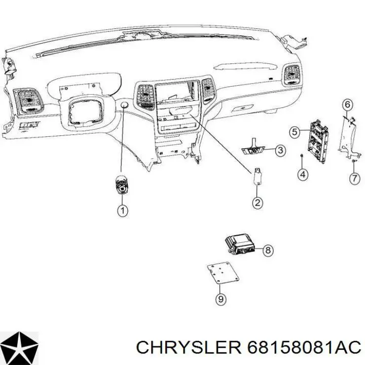68158081AC Chrysler 