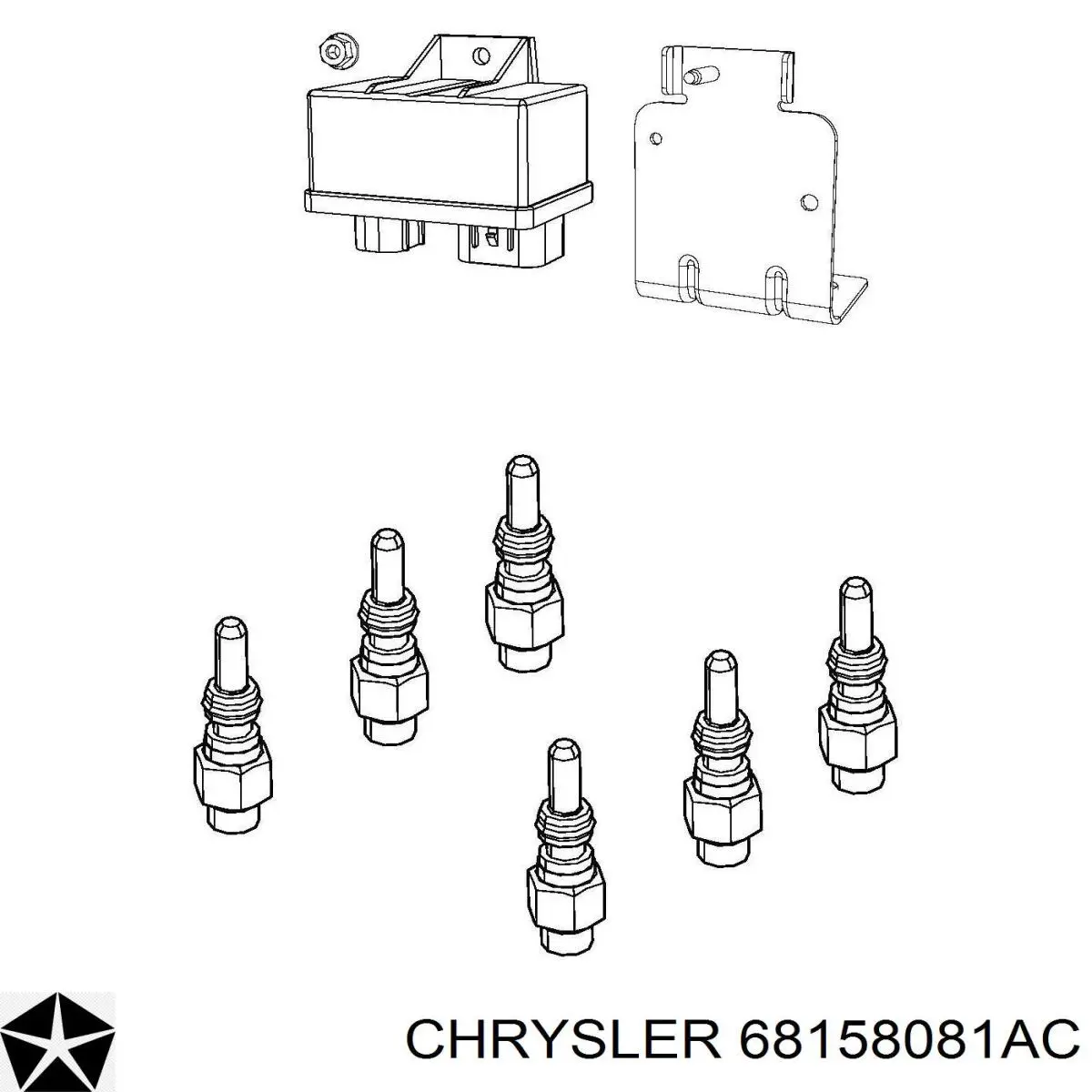  Chrysler 68158081AC цена, от 32.94 USD