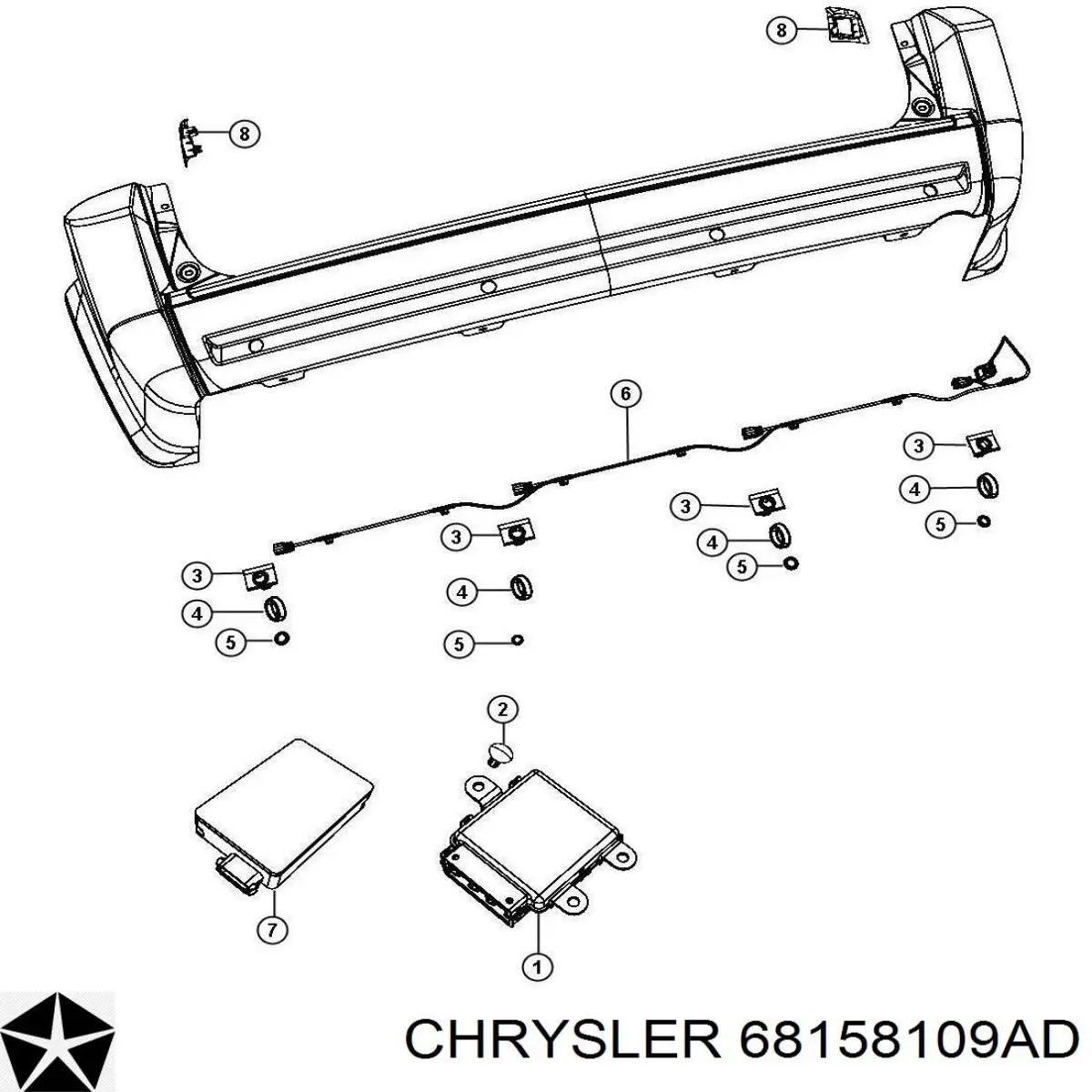 Купить 68158109AD Chrysler 