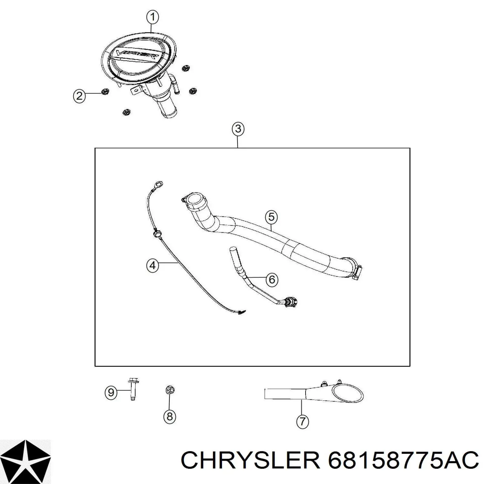 Купить 68158775AC Chrysler 