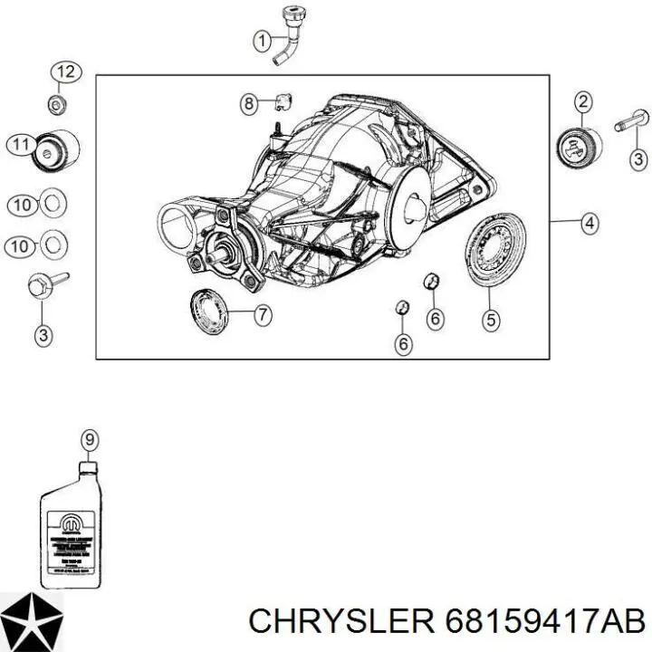  68159417AB Chrysler