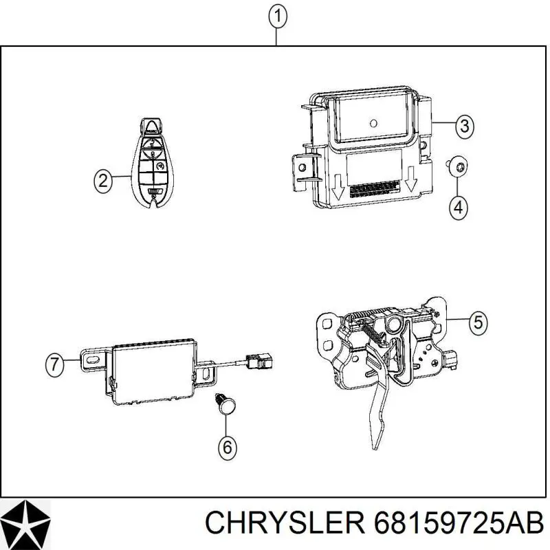  Chrysler 68159725AB цена, от 147.72 USD