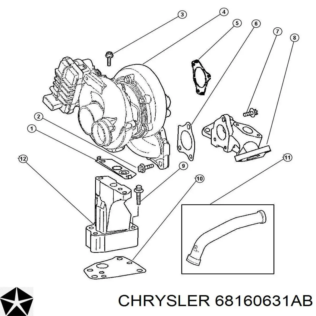  K68160631AB Fiat/Alfa/Lancia