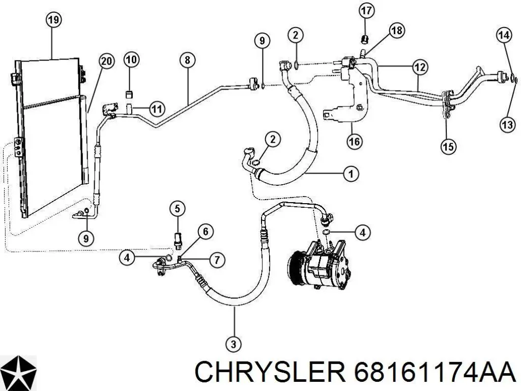  68161174AA Chrysler