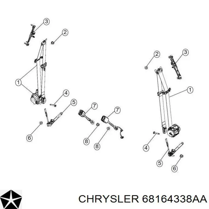 68164338AA Chrysler