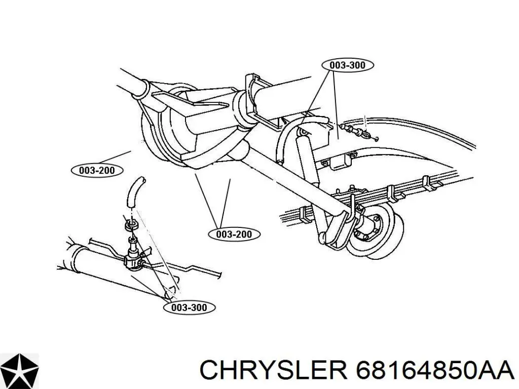 68164850AA Chrysler 