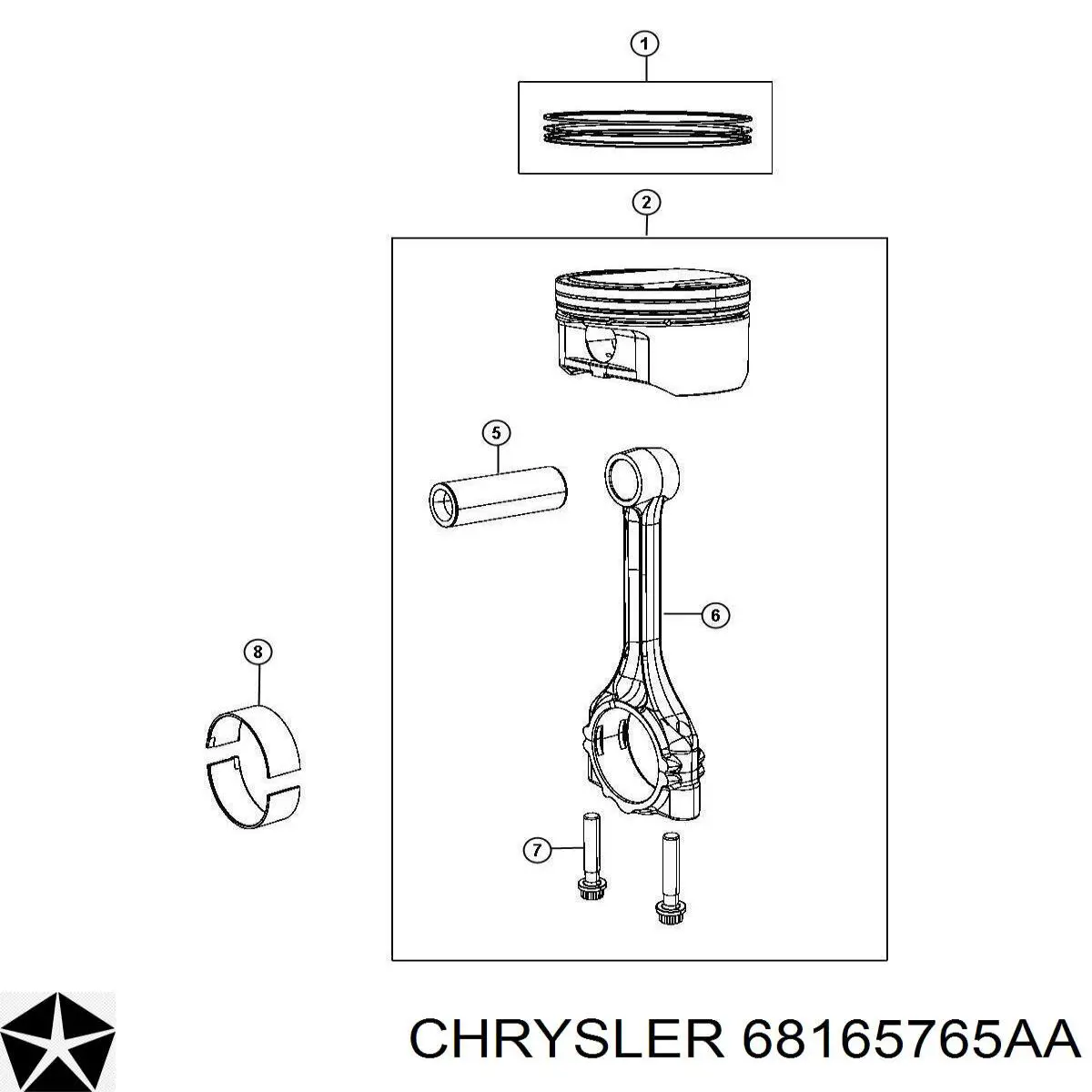  K68165765AB Fiat/Alfa/Lancia