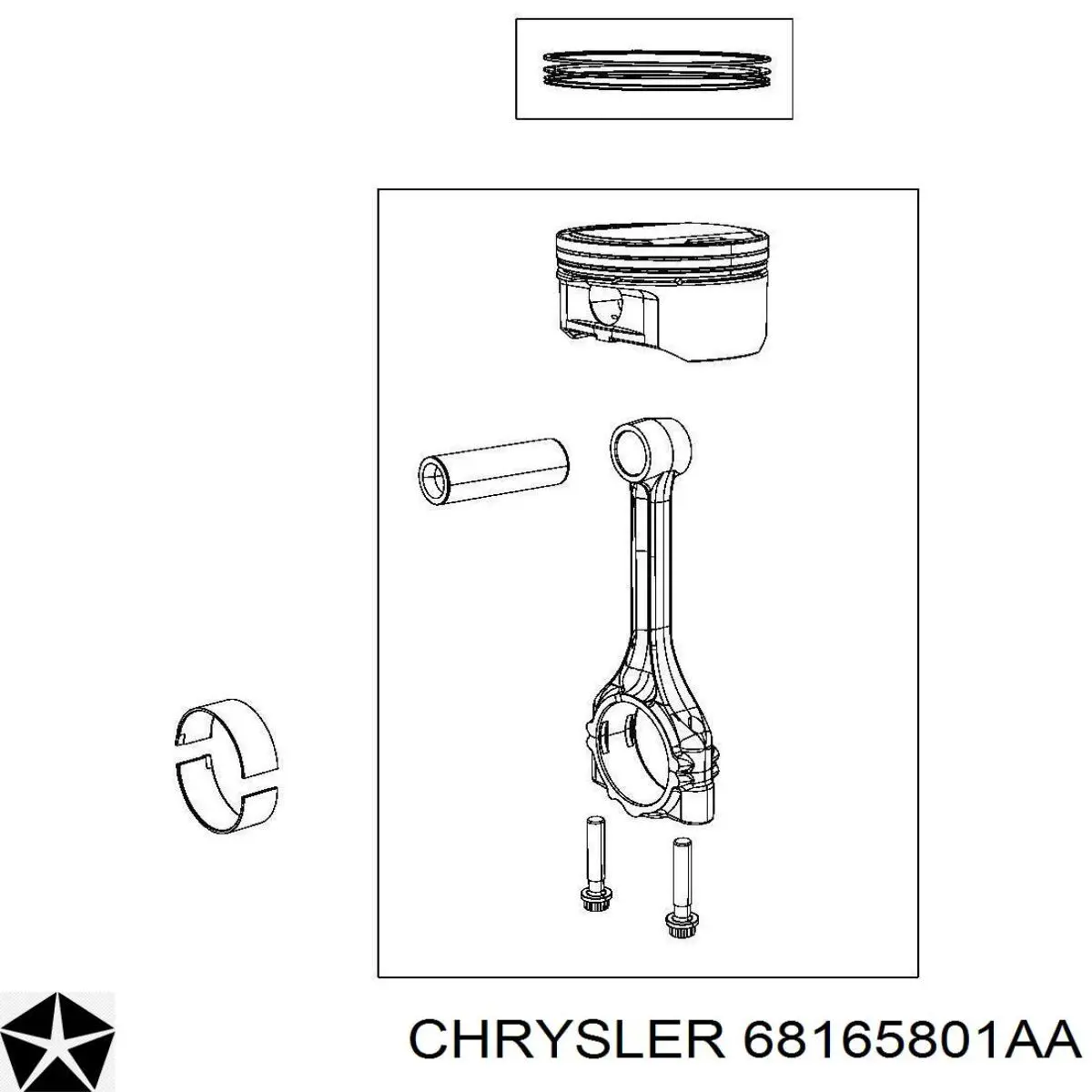 68165801AA Chrysler 