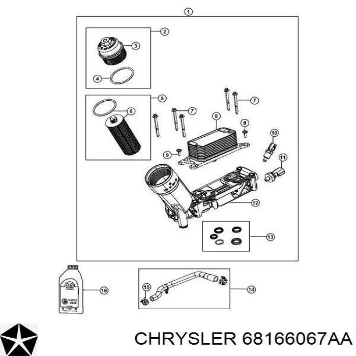 Купить GS33683 Mahle Original Прокладка радиатора масляного