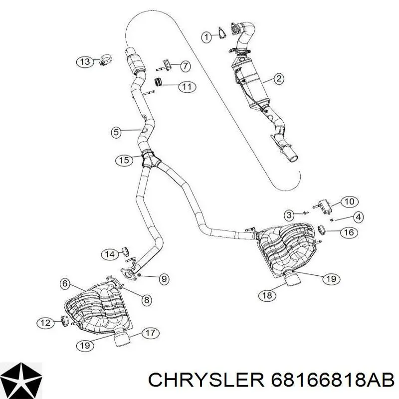 68166818AB Chrysler 