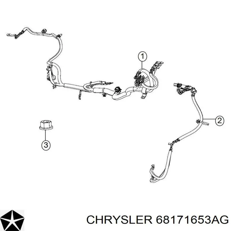  Chrysler 68171653AE цена, от 2.54 USD