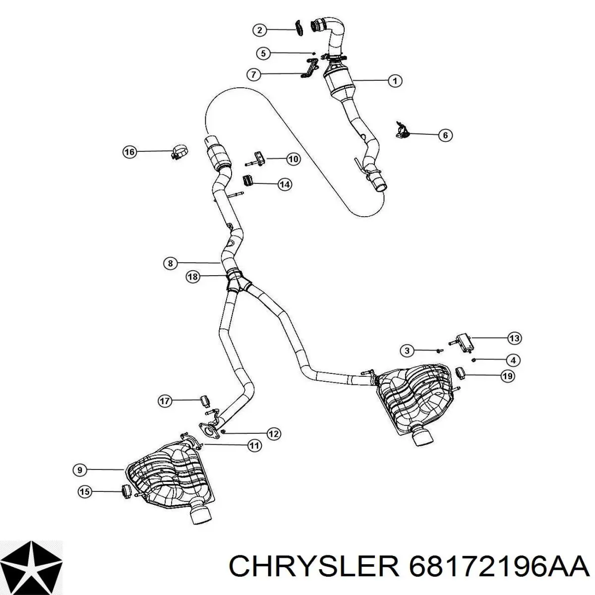 68172196AA Chrysler 