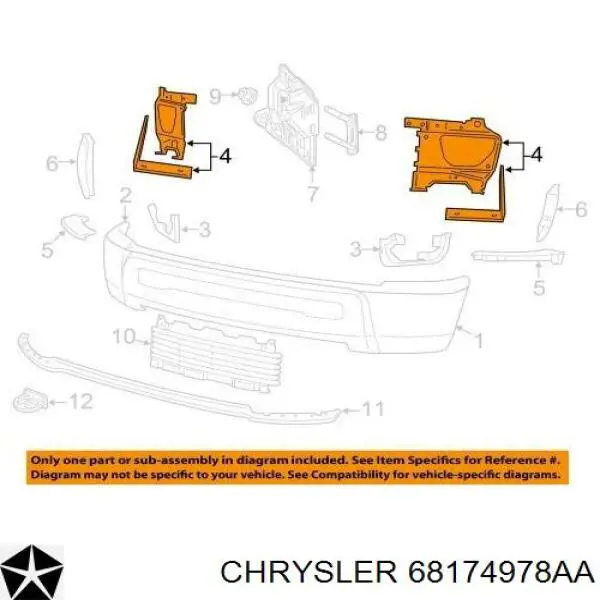  Chrysler 68174978AA цена, от 25.34 USD