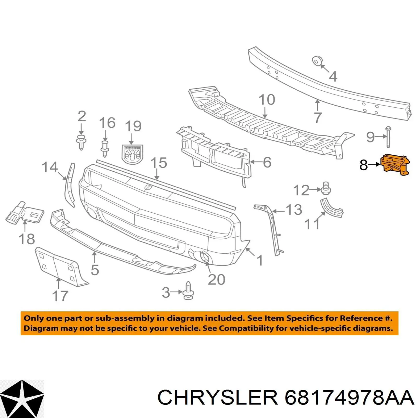  K68174978AA Fiat/Alfa/Lancia