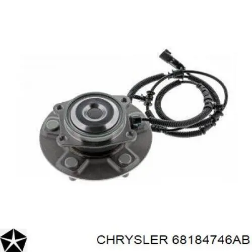 68184746AB Chrysler cubo traseiro