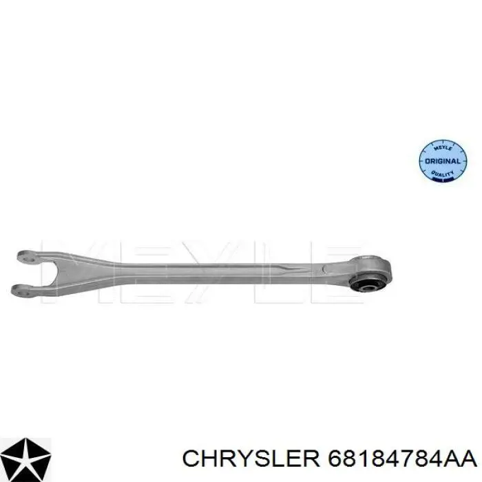 68184784AA Chrysler braço oscilante inferior esquerdo de suspensão traseira/direita