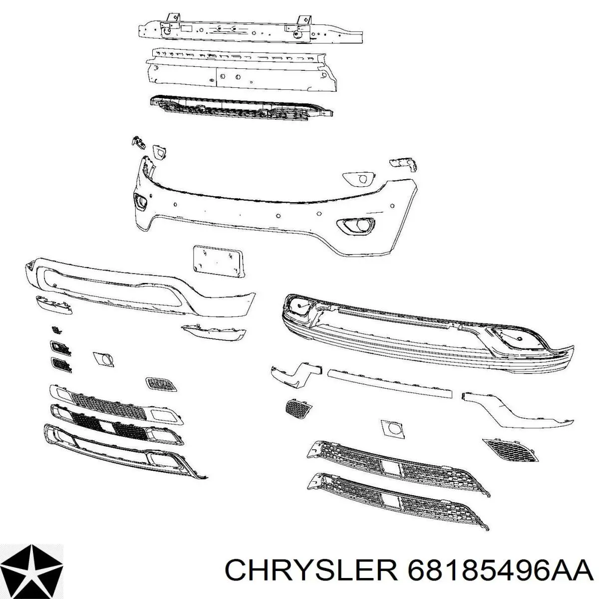  Chrysler 68185496AA цена, от 102.14 USD