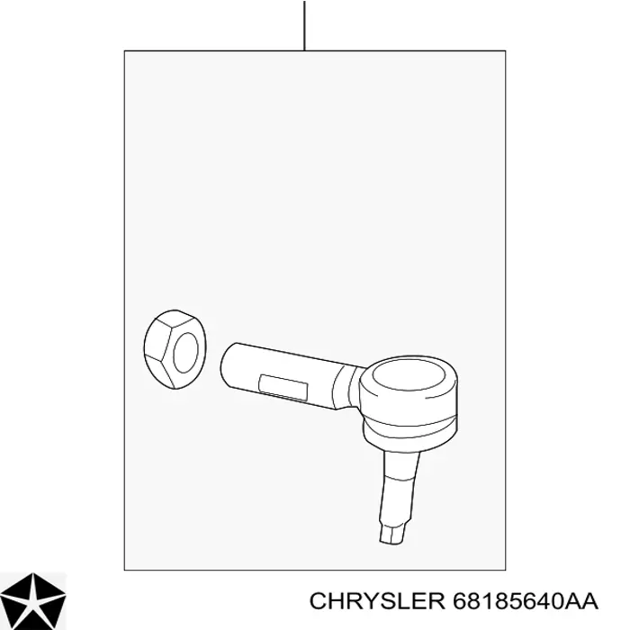 Рулевой наконечник Chrysler 2AMTR490AA цена, от 16.96 USD
