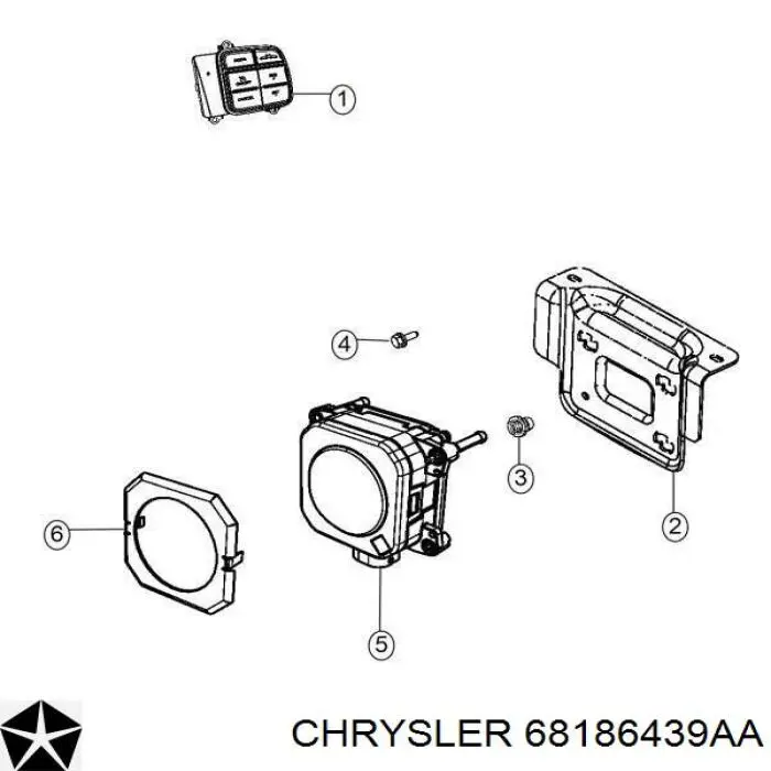 68186439AA Chrysler 