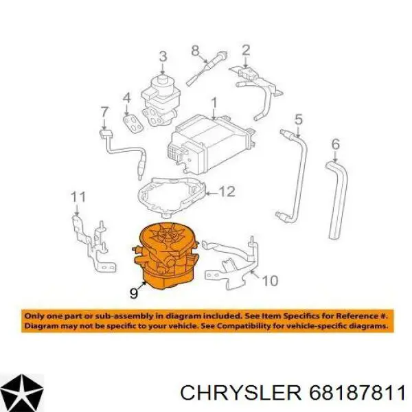Купить 68187811 Chrysler 
