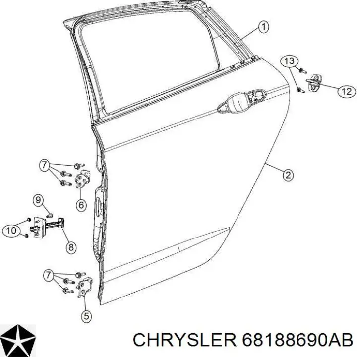  Chrysler 68188690AB цена, от 4.48 USD