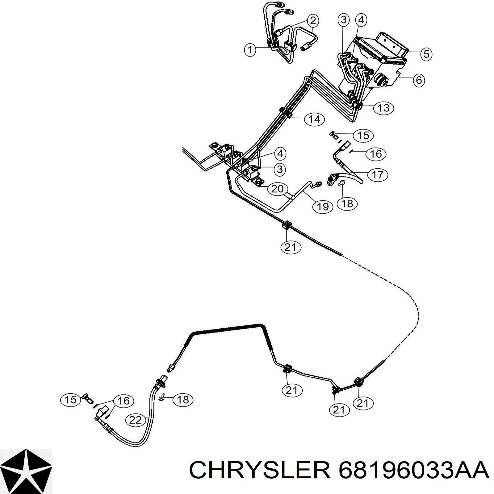 68196033AA Chrysler 