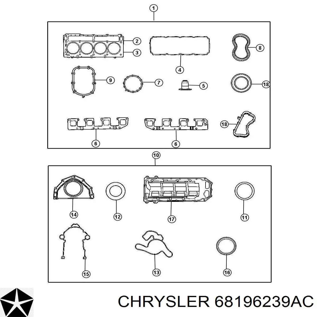  K68417512AB Fiat/Alfa/Lancia