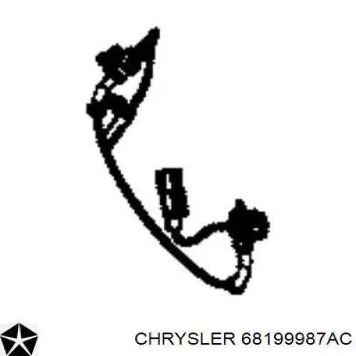 Датчик АБС передний 68199987AA Chrysler