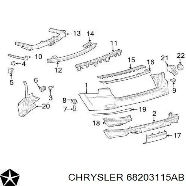 Купить 68203115AB Chrysler 