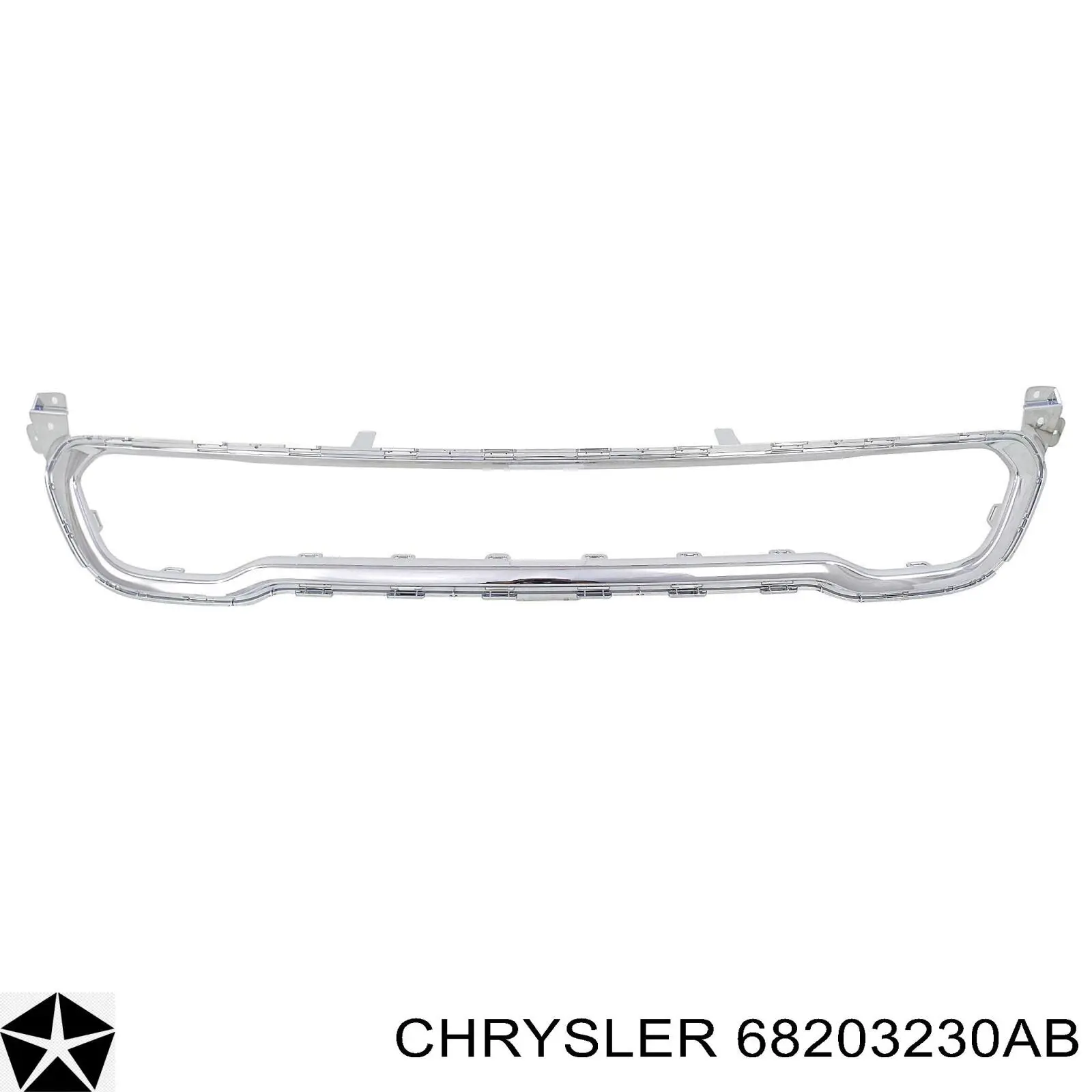 68203230AB Chrysler накладка (рамка решетки радиатора)