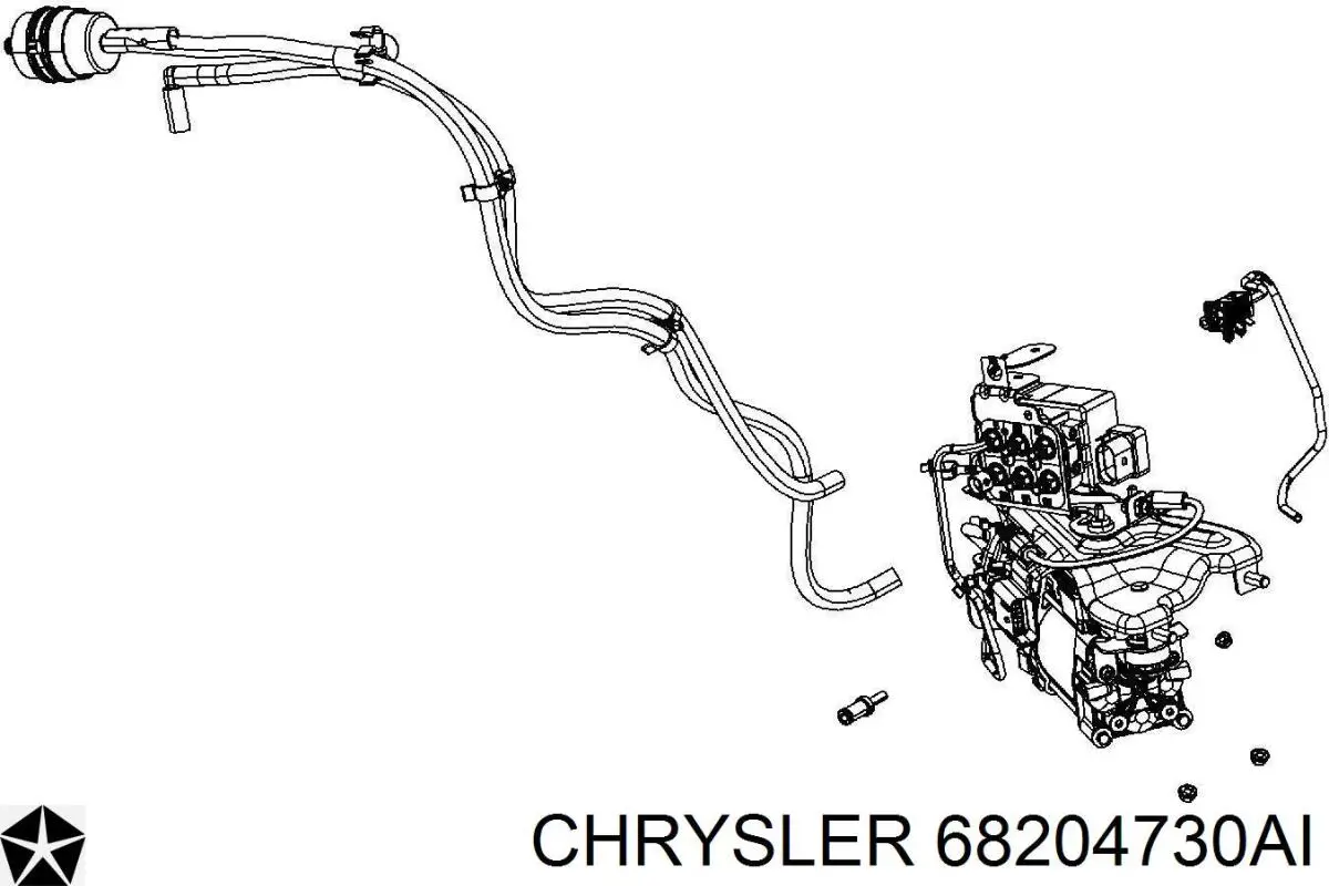 Компрессор пневмоподкачки (амортизаторов) 68204730AI Chrysler